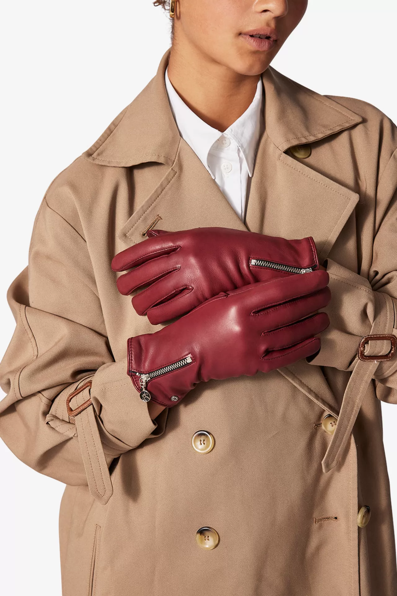 Adax Shop Adax glove Sanne Burnt red*Women Gloves