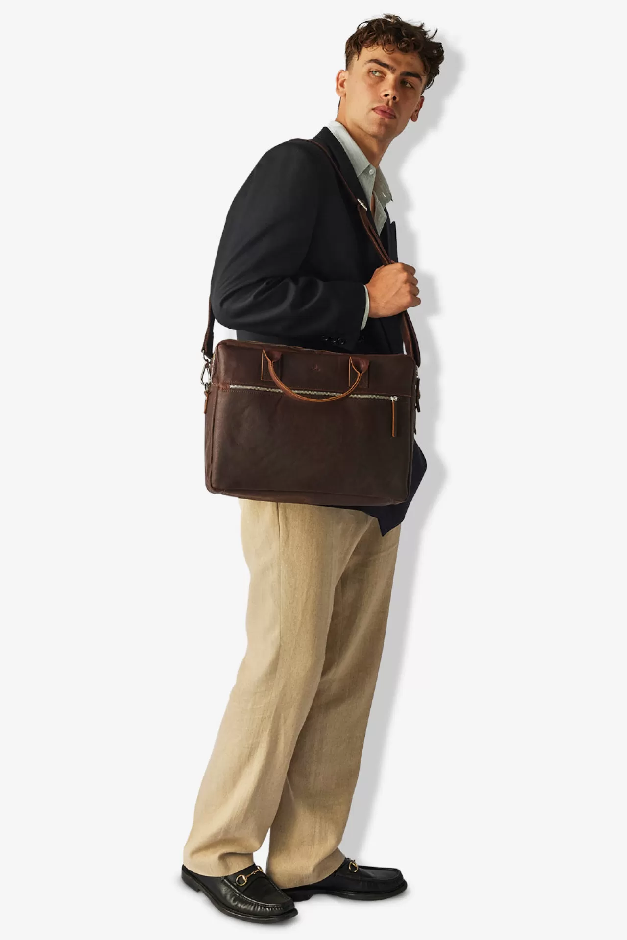Adax Shop Catania briefcase Axel 15,6' Dark brown*Women Work Bags | School & Work