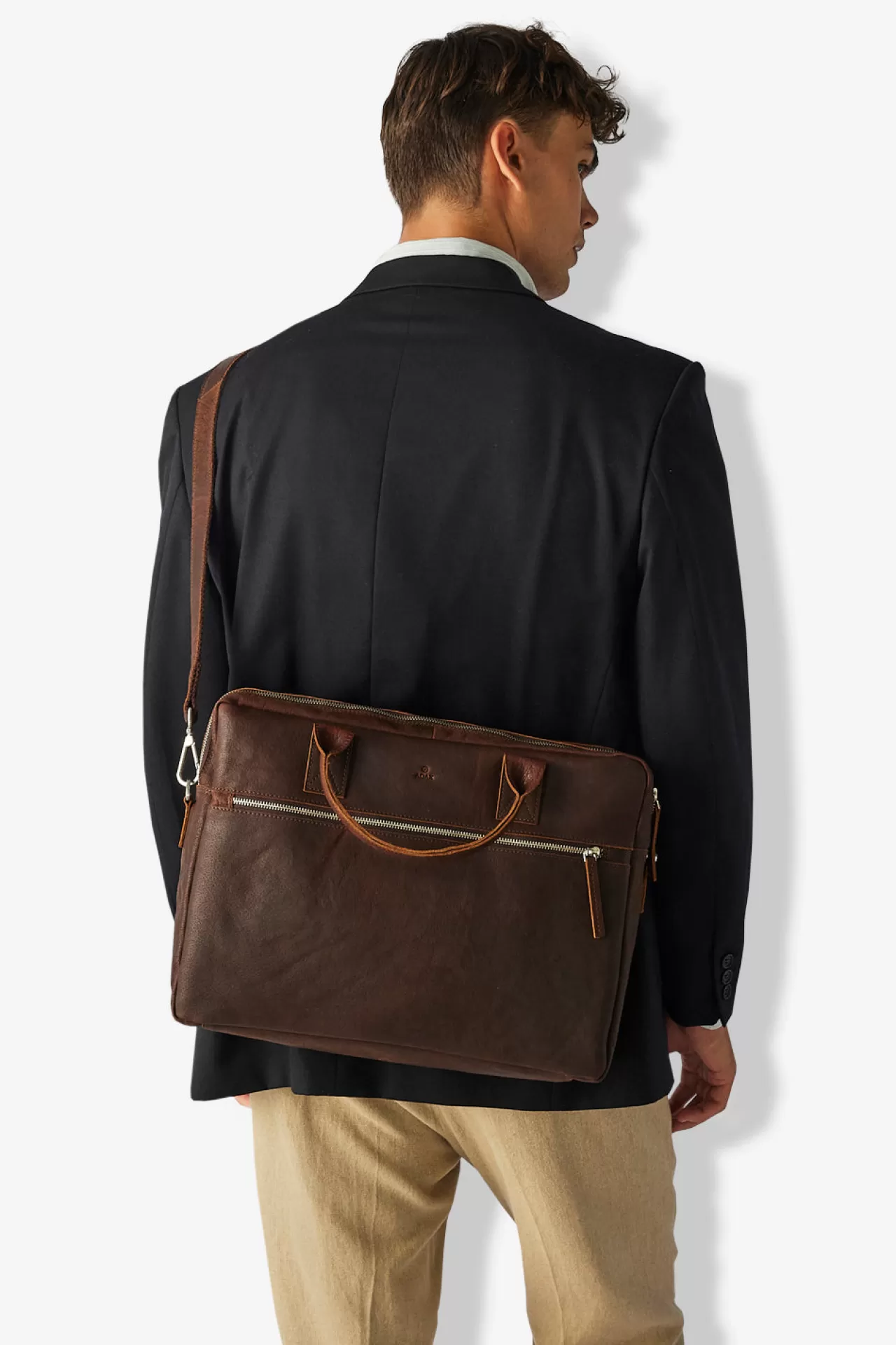 Adax Shop Catania briefcase Tobias 15,6' Dark brown*Women Work Bags | School & Work