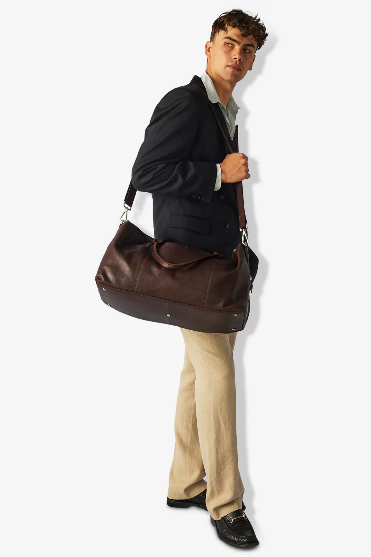 Adax Shop Catania weekend bag Krister Dark brown*Women Travel | Weekend Bags