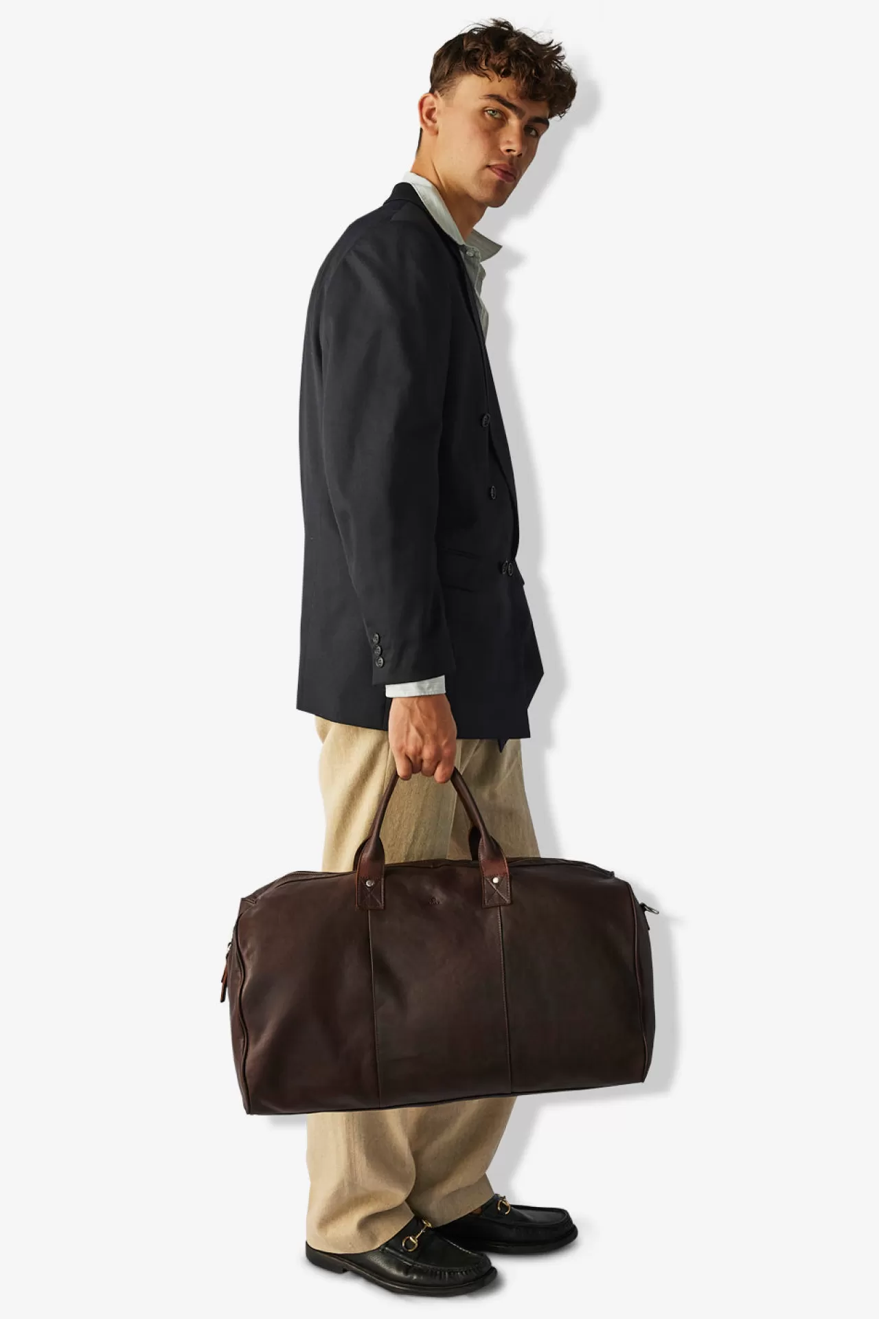Adax Shop Catania weekend bag Lasse Dark brown*Women Travel | Weekend Bags