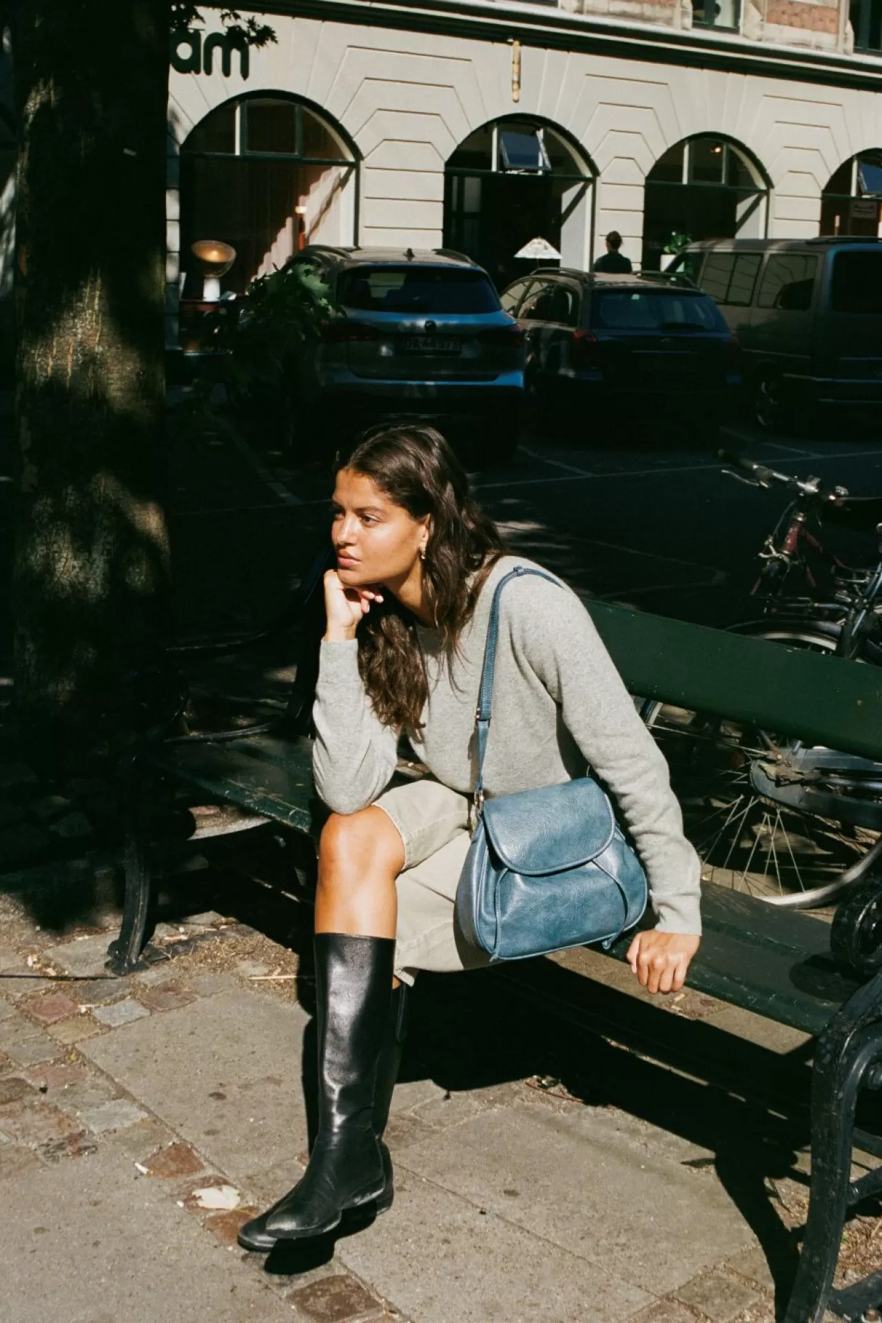 Adax Shop Hello I'mVegan Martina Petrol*Women Hello I'm Vegan | Shoulder Bags
