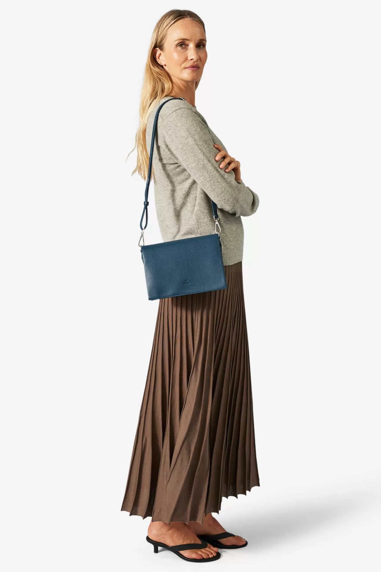 Adax Shop Hello I'mVegan Vanessa Petrol*Women Crossbody | Hello I'm Vegan