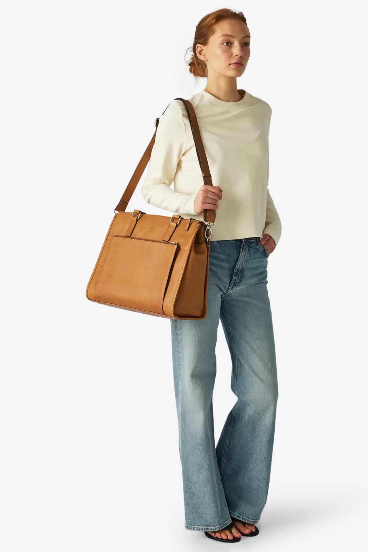 Adax Shop Napoli working bag Lulu 14¨ Cognac*Women Work & School | Work Bags