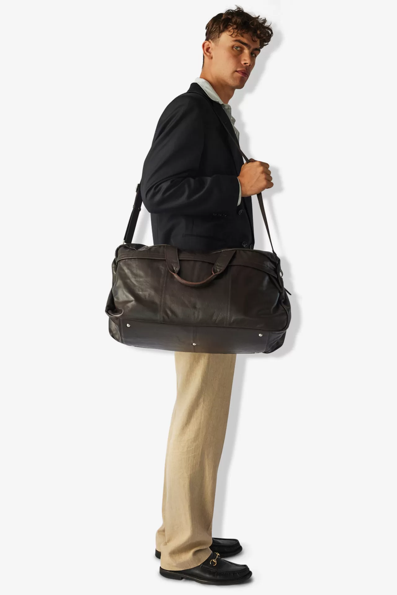 Adax Shop Prato weekend bag Arthur Dark brown*Women Travel | Weekend Bags
