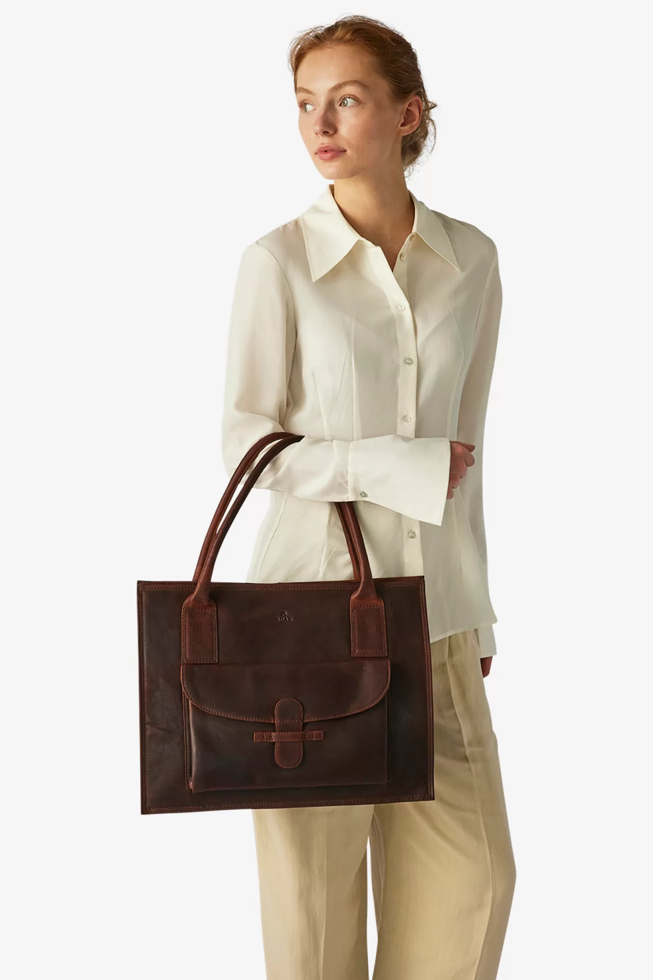 Adax Shop Ragusa shopper Valentina Dark brown*Women Shopper