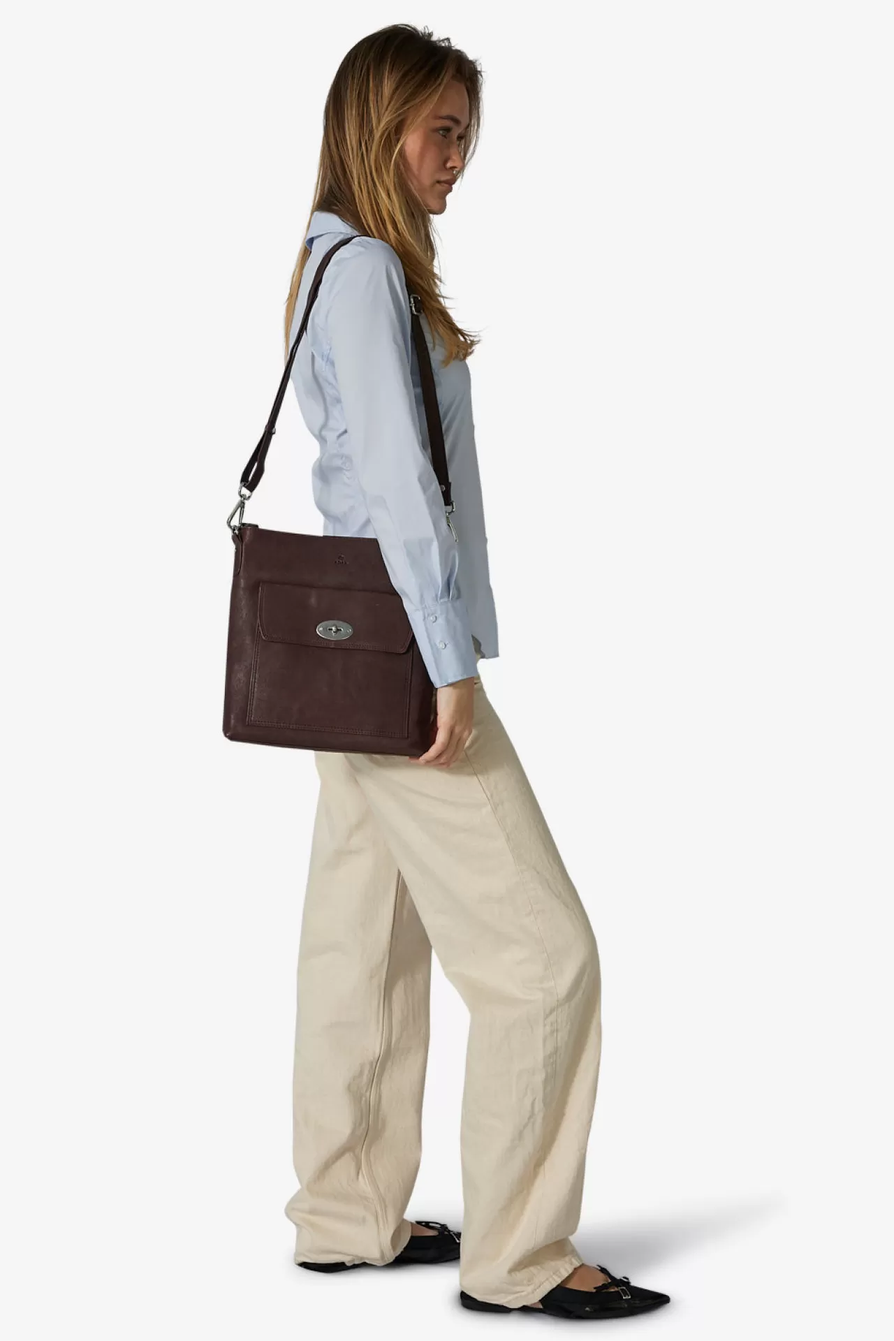 Adax Shop Ravenna crossbody Bianca Dark brown*Women Crossbody