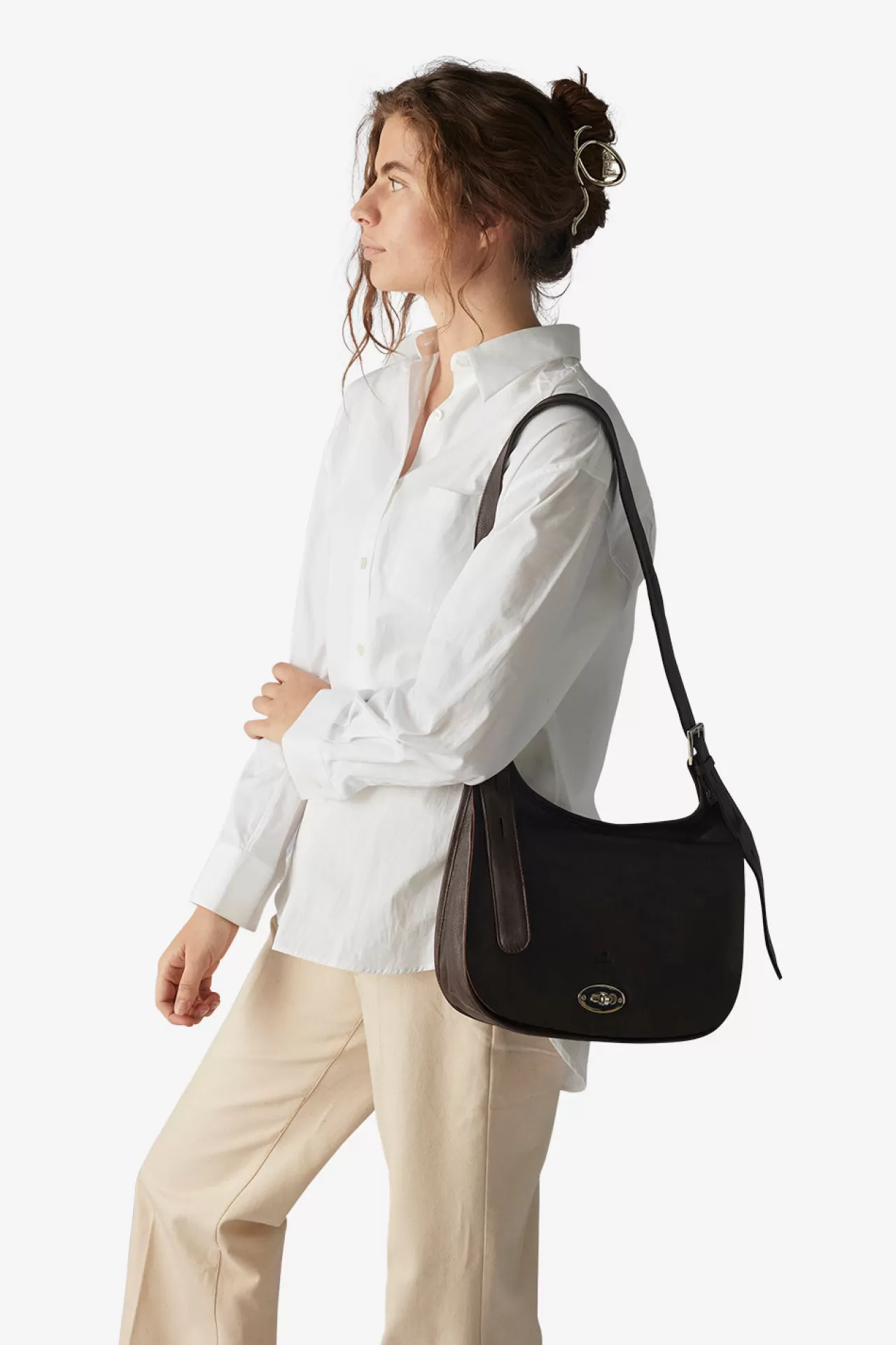 Adax Shop Ravenna shoulder bag Amira Dark brown*Women Crossbody | Shoulder Bags