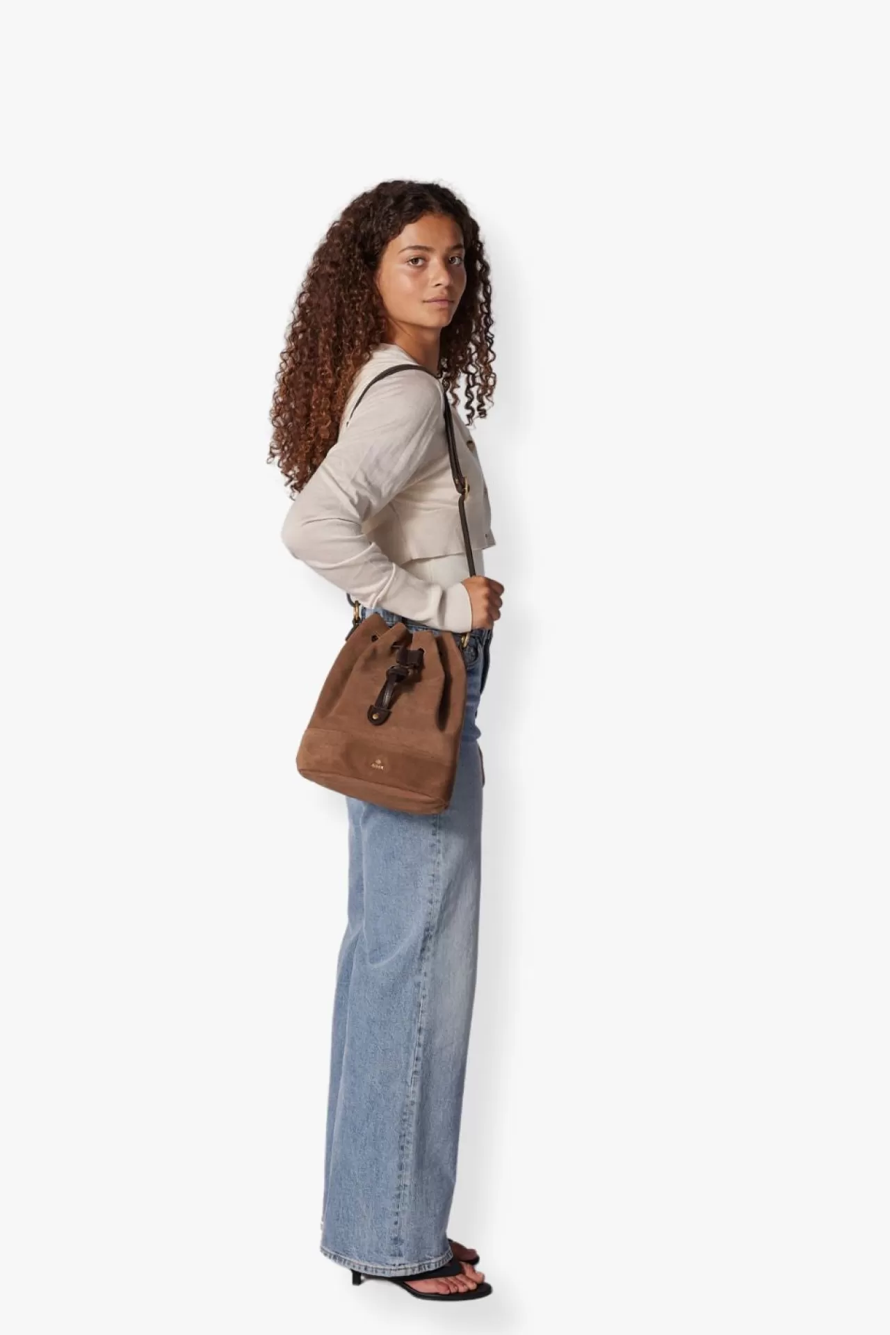 Adax Shop Rozzano bucket bag Laila Latte*Women Crossbody | Work Bags