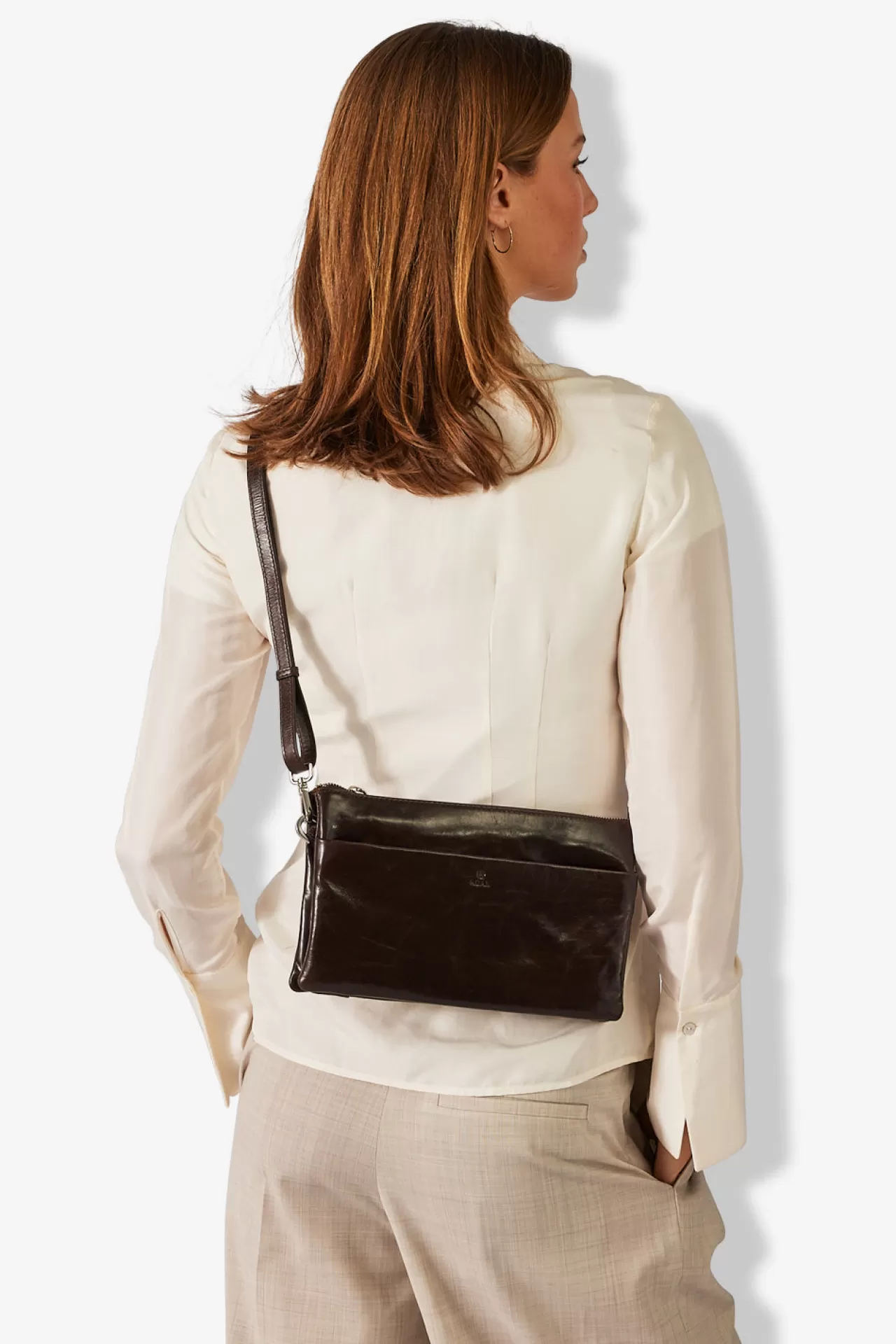 Adax Shop Salerno combi clutch Jasmina Dark brown*Women Clutch