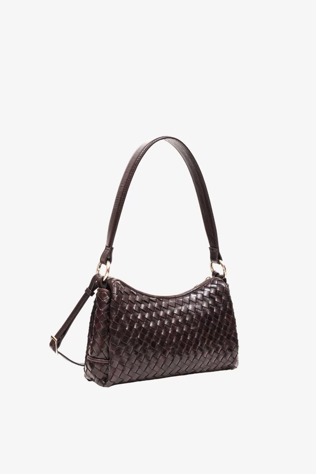 Adax Shop Salerno shoulder bag Eleonora Dark brown*Women Crossbody | Braided Bags